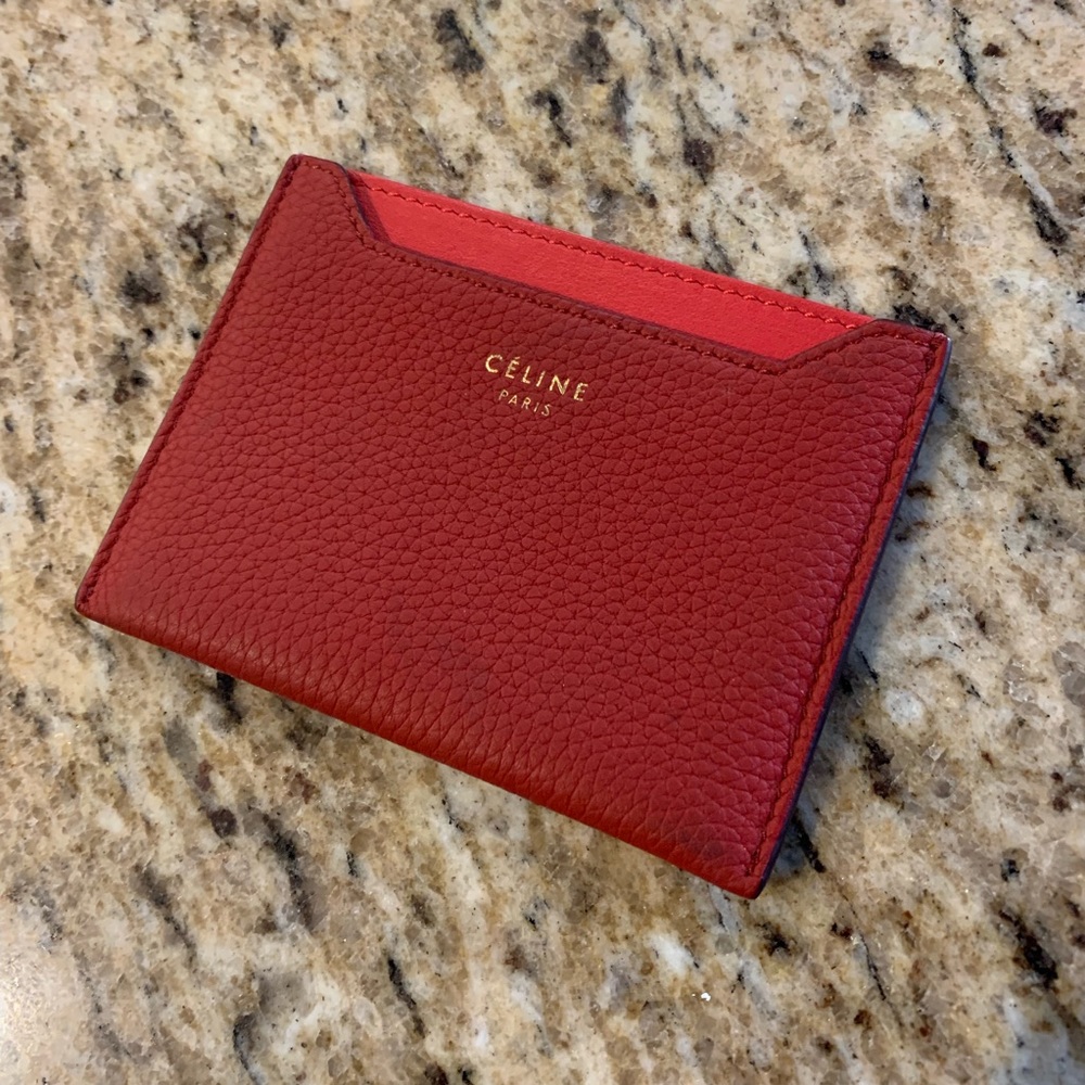 🆕 Celine Two Credit Card Holder - Picture 1 of 3
